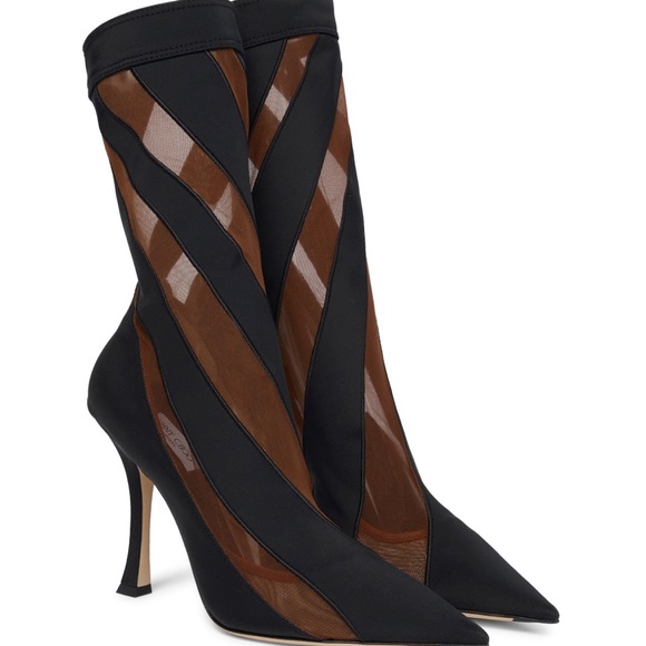 Jimmy Choo Shoes - Brand new jimmy choo x mugler sheer boots